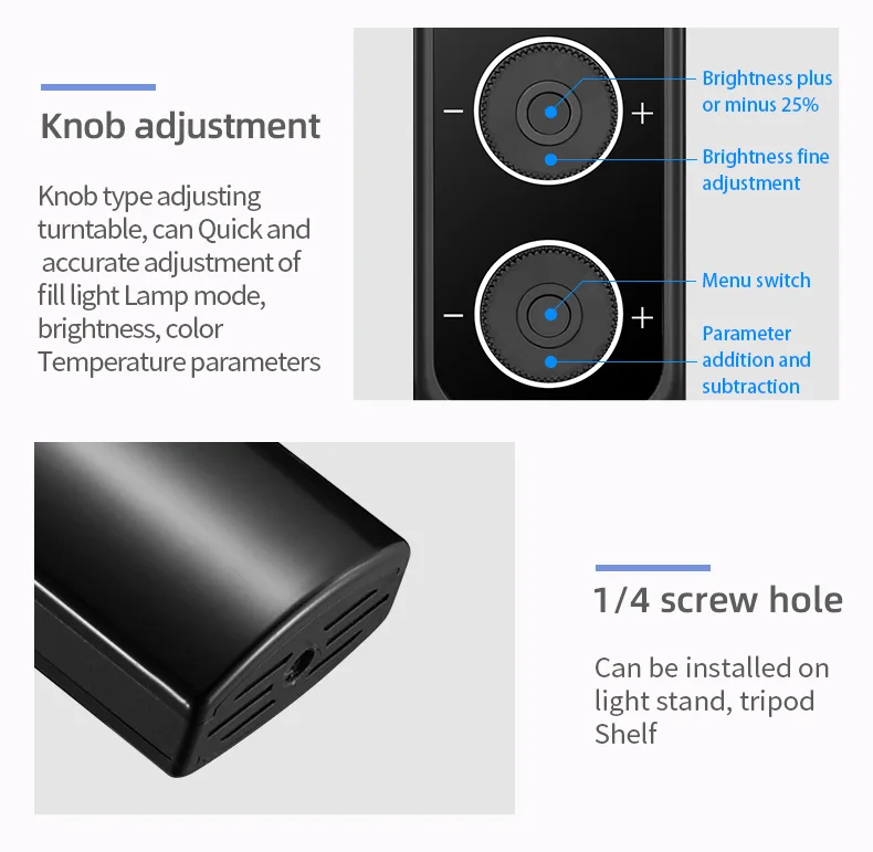 

Soonpho P20II Handheld 2500K-8500K Built-in battery RGB CRI95+ Ice Stick Rod-shaped LED Video Light Brightness for photography