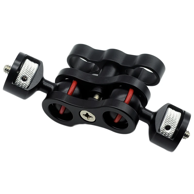 Двойная шаровая Головка шарнирная Волшебная рукоятка с 1/4 дюймовым резьбовым