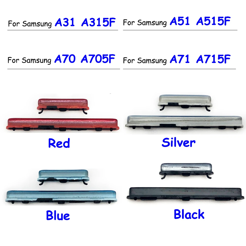 Новая Боковая кнопка питания + кнопка регулировки громкости для Samsung Galaxy A31 A315F A51 A515F A70 A705F A71 A715F