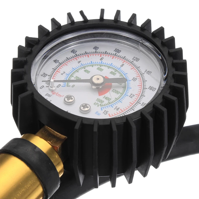 Насос для шин измеритель давления в шинах с двойным циферблатом автомобилей