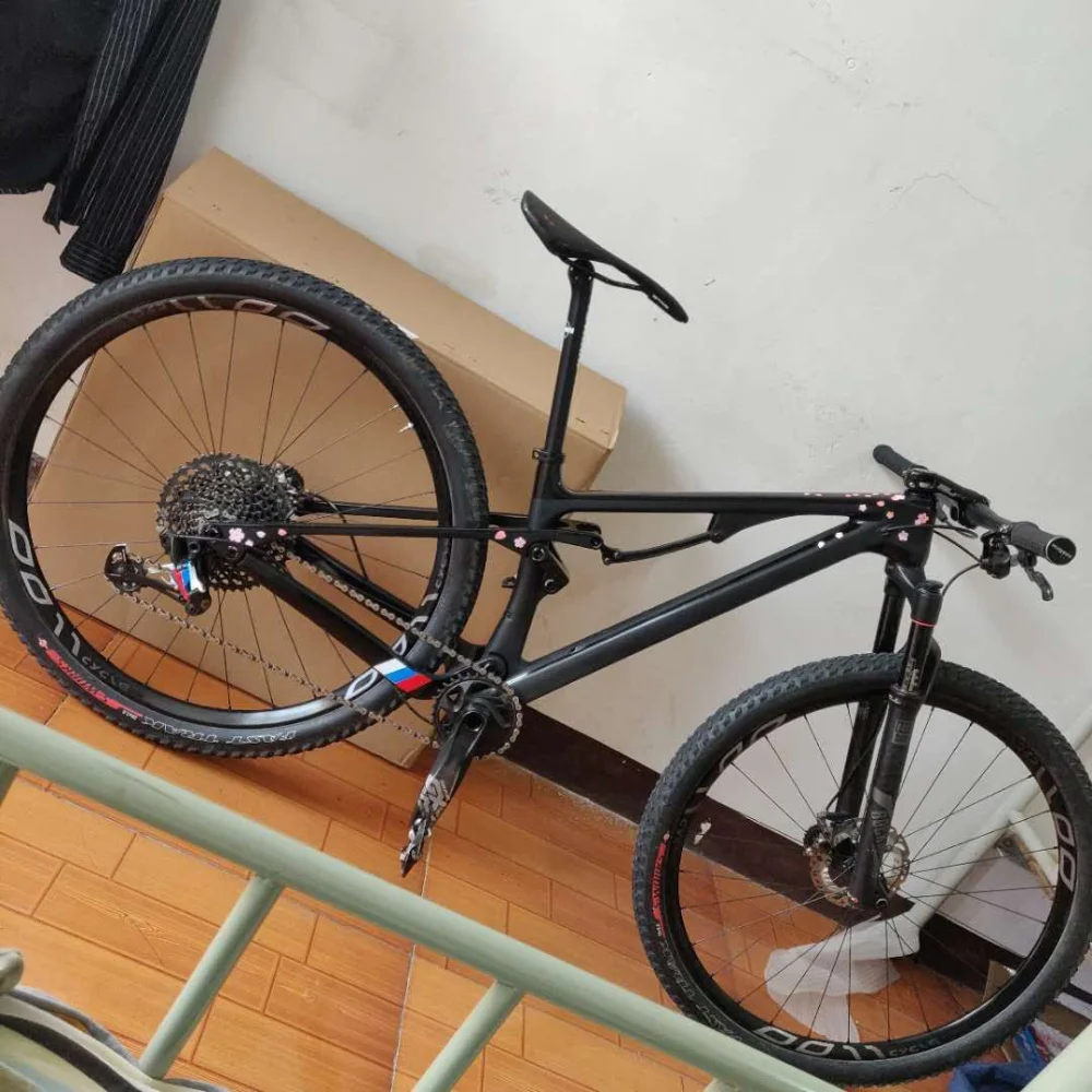 SGS протестированная полная подвеска T800 карбоновая MTB рама XC для беговых горных велосипедов карбоновая рама с BB92