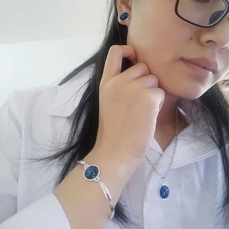 Японский набор украшений взрывы звезд простой браслет и ожерелье из