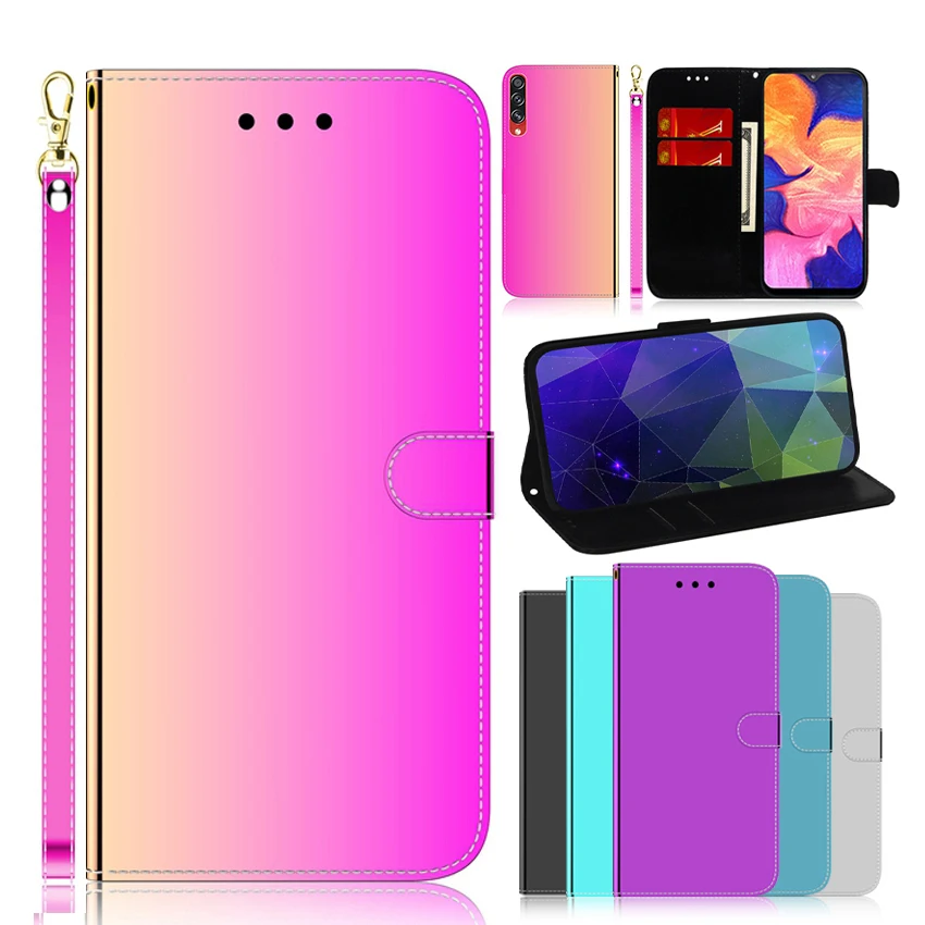 Luxury Mirror Wallet Case For XiaoMi RedMi Note 7 7S RedMi7 7A Cover 8 8Pro 8A 8T Note8T Cases Flip Leather Bags | Мобильные
