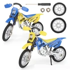 Металлический сплав скутер для пальца Mini Scooter Two Wheel Scooter Kids Gift F3ME
