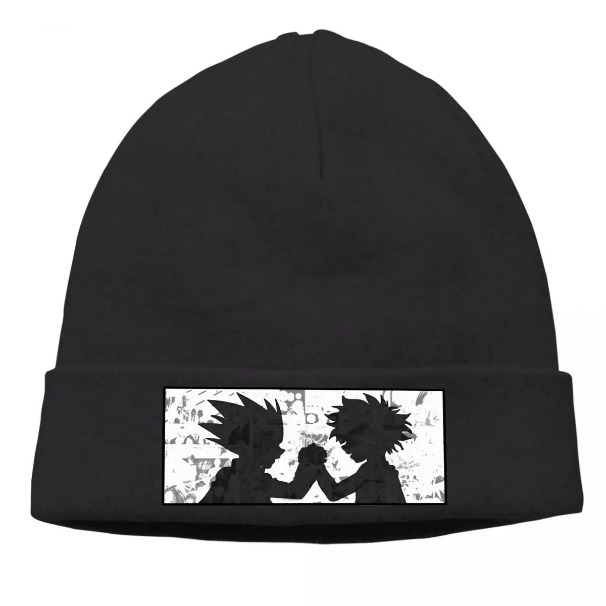 

Bonnet Hunter X Hunter Gon Freecss Fighting Manga Cycling Knitting Hat Shadow Art Winter Warm Street Skullies Beanies Caps