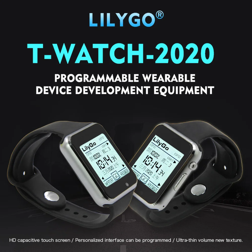 LILYGO TTGO T Watch 2020 ESP32 основной чип 1 54 дюймовый сенсорный дисплей программируемый