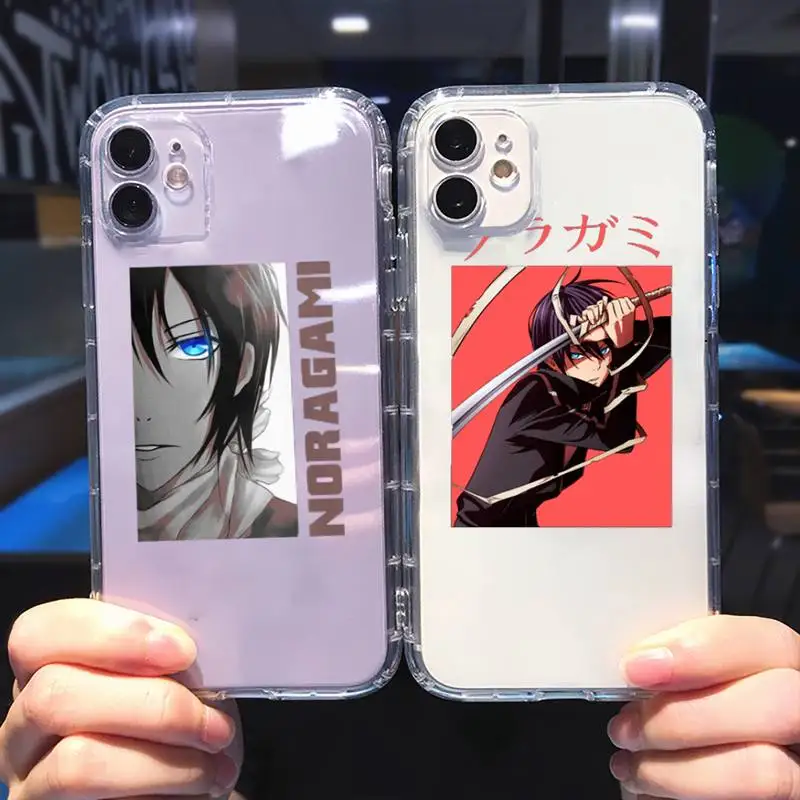 

Noragami anime Phone Case For iphone 13 12 11 8 7 plus mini x xs xr pro max Transparent soft