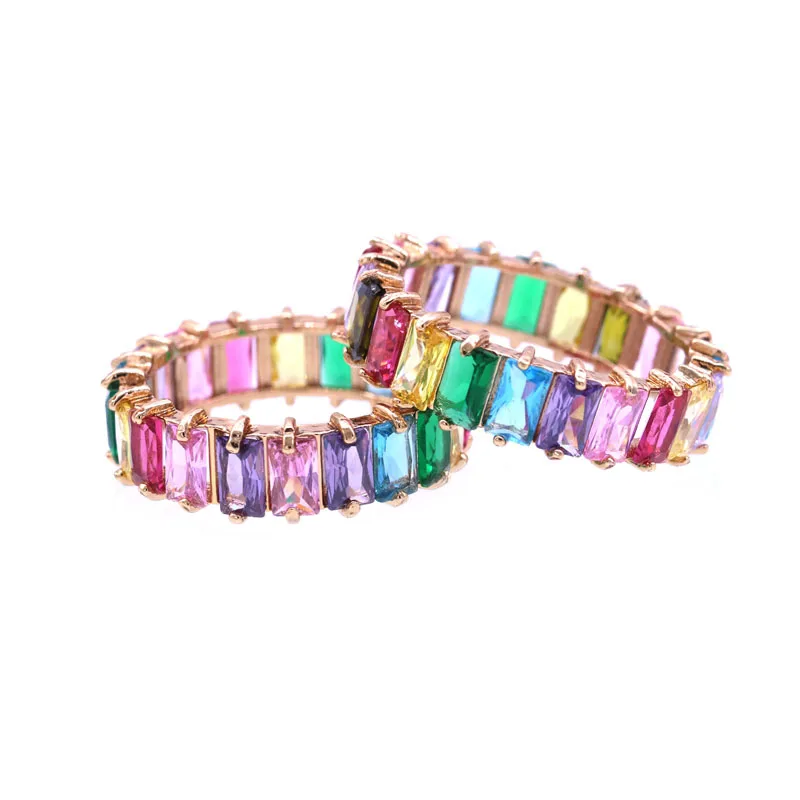 Женское Обручальное Кольцо GZJY разноцветное обручальное кольцо цвета