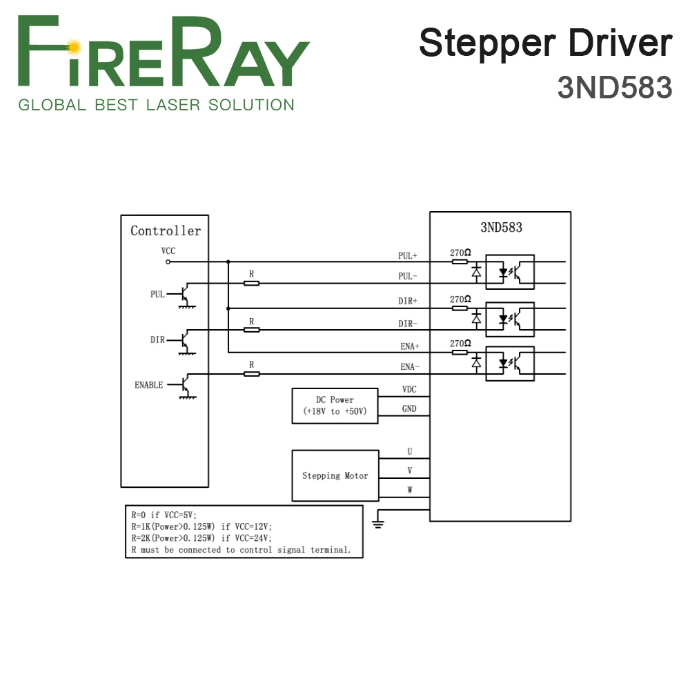 FireRay Leadshine 3ND583 3 фазы Драйвер шагового двигателя 20 50VDC 2 1 8.3A матч с 57 86 мотор