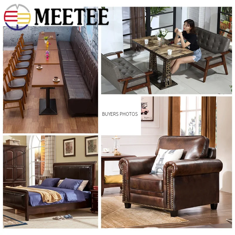 Meetee 50x138 см искусственная кожа ручной работы сделай сам Диван Мягкая сумка мебель