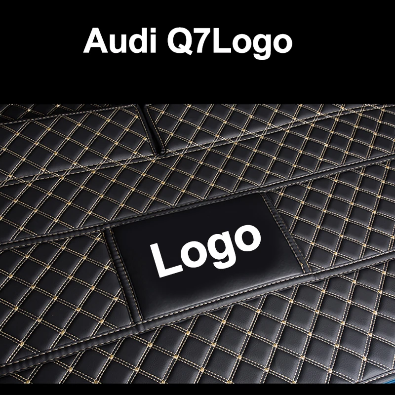 

KADULEE Custom leather Car Trunk Mats for Audi Q7 2006-2015 2016-2017 2018-2021 5seats 7eats 6seats auto accessories