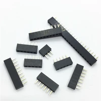 10pcs 2 0mm female single row pin header 23456789101112131415162040p 2 0 stright pin strip pcb connector