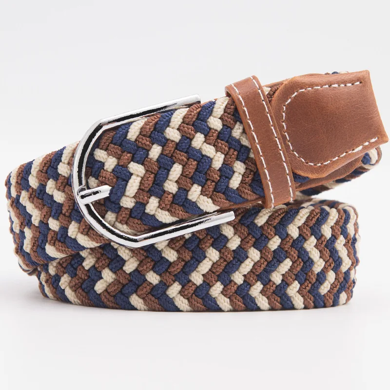 

Belt Men's Leather Automatic Buckle Belts For Young People Simple High-end Leather Pants Belts For Men And Women PD419