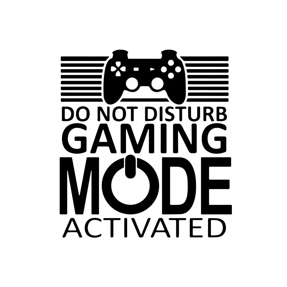 Настенная Наклейка Не беспокоить в режиме игры креативная на окно дверь