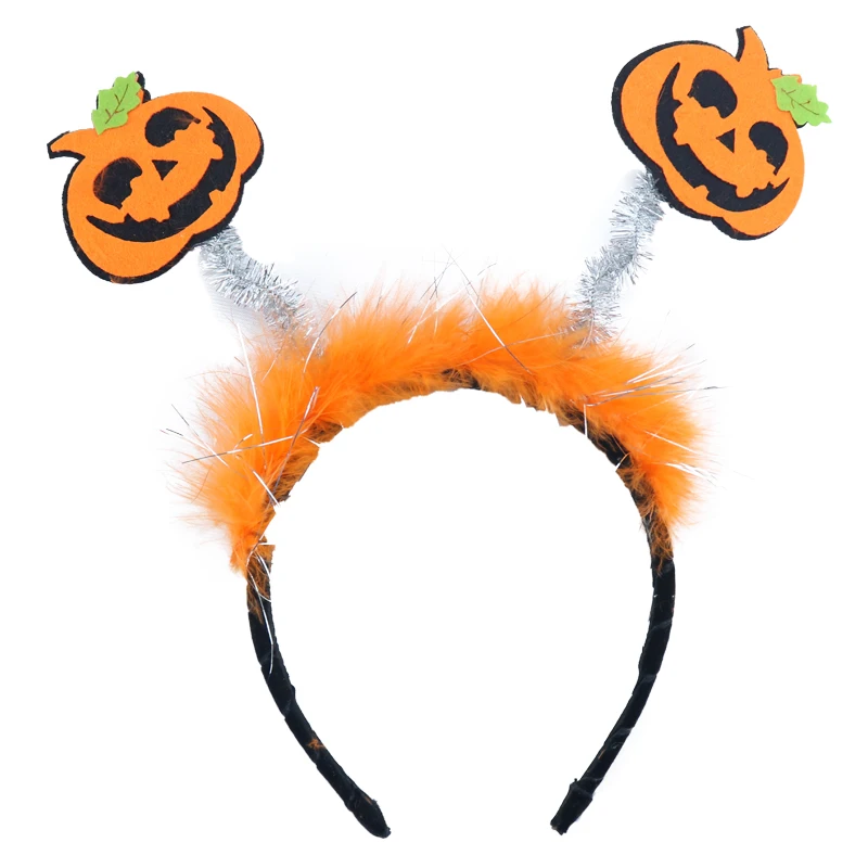 Летучая мышь Тыква оголовье Женские аксессуары для волос Хэллоуина эластичные