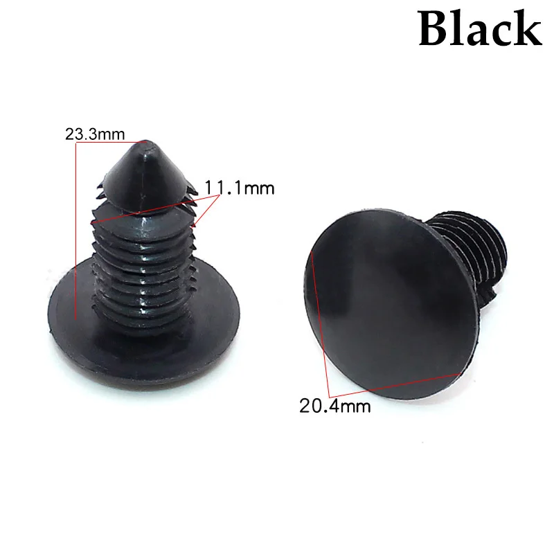 Заклепки нейлоновые пластиковые для автомобильных креплений универсальные