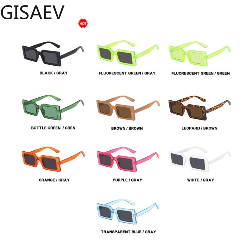 Женские/мужские солнцезащитные очки в прямоугольной оправе цвет ассортименте |