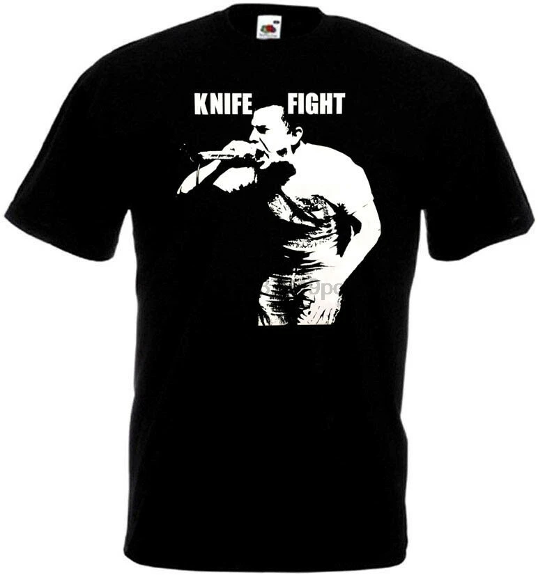 Knife Fight V8 футболка Hardcore панк Grindcore шум все размеры S 5Xl|Мужские футболки| |