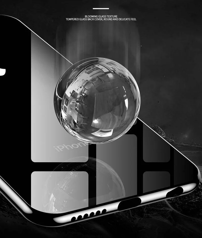 Роскошный металлизированный зеркальный чехол из закаленного стекла для iPhone 7 11 Pro Max X XR XS 6s 8 Xs Max черный глянцевый чехол Etui