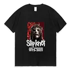 Футболка с принтом Slipknot для мужчин и женщин, рубашка из тяжелого металла, топы, футболка с принтом подготовка к Hell Tour, Мужская Уличная одежда в стиле рок, большие размеры