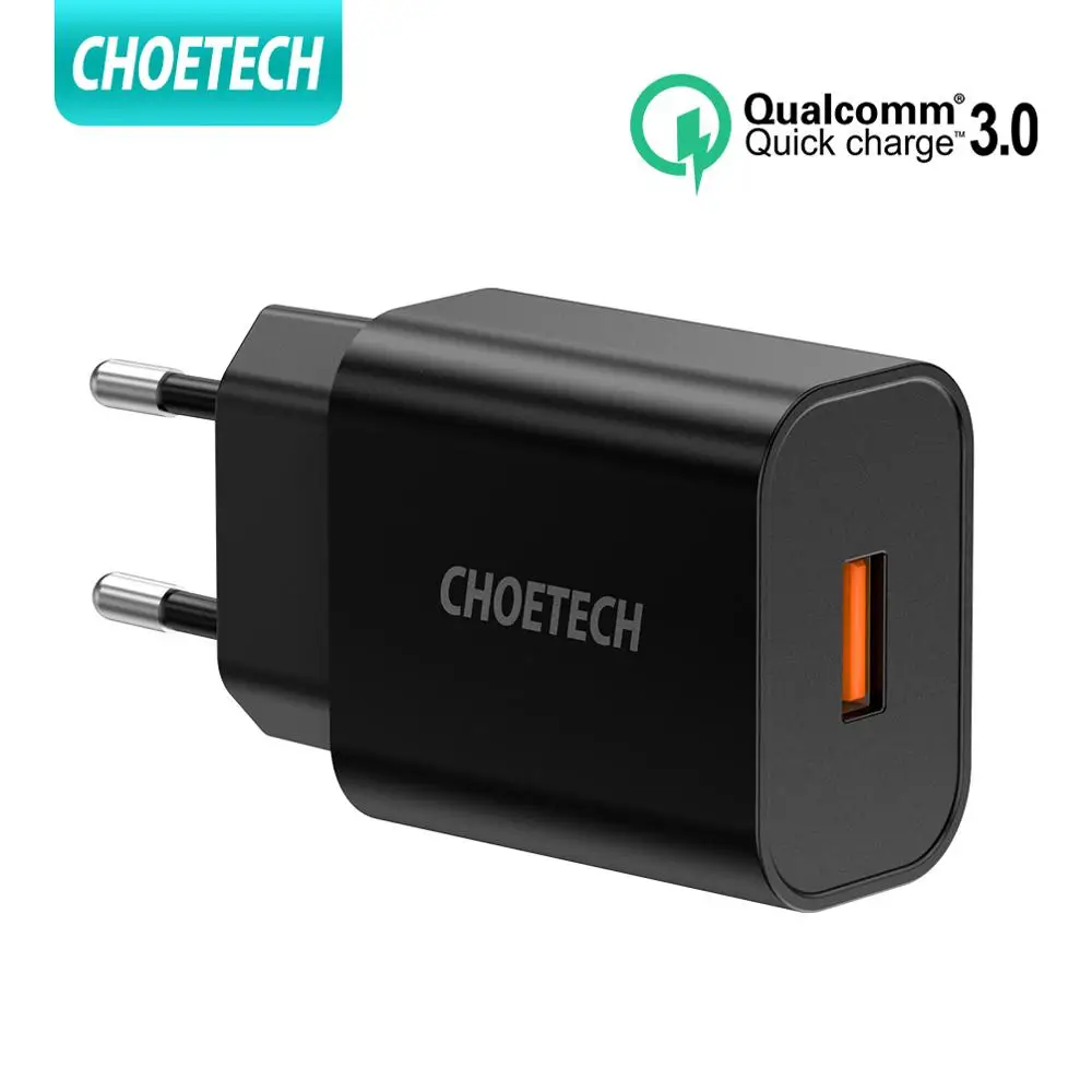 CHOETECH USB зарядное устройство для iPhone 11 8 7 Быстрая зарядка настенное Samsung Xiaomi Quick Charge