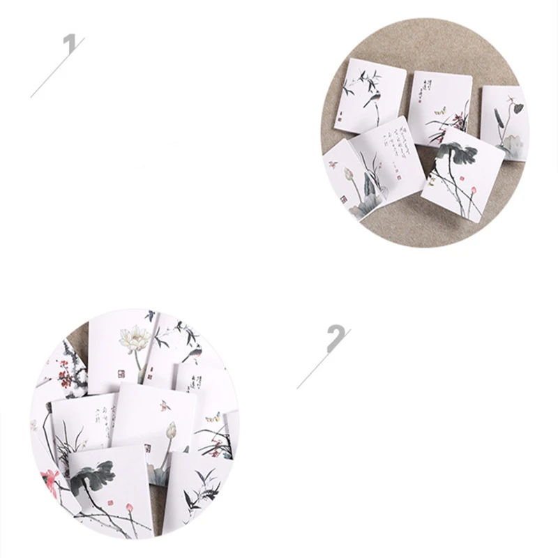 Поздравительная открытка для фестиваля средней осени 12 видов случайных цветов в