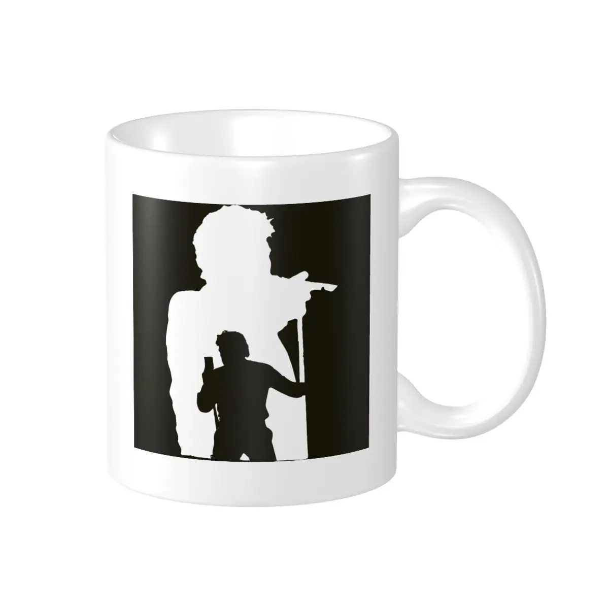 

Promo Johnny And Hallyday Shadow Effects Mugs Vintage Cups CUPS Print Humor Graphic R337 tea cups