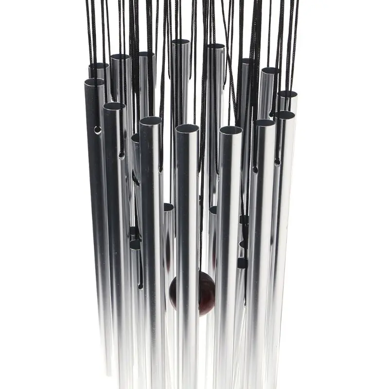 27 серебряных ветряных колокольчиков для церкви уличные колокольчики подвесные