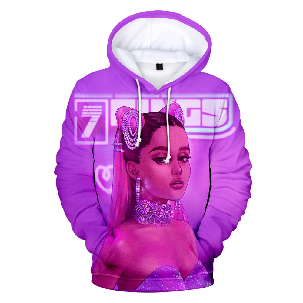 3D Ariana Grande Thank U следующий альбом женские толстовки оверсайз свитшоты для