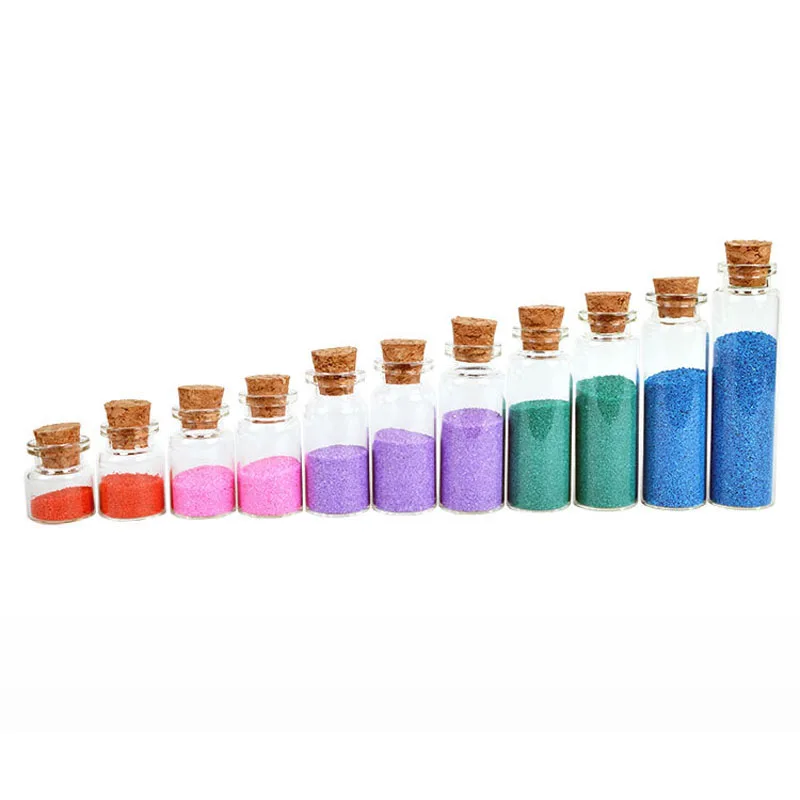 Желая бутылка стеклянная дрифтерная банки для украшения DIY контейнеры Мини