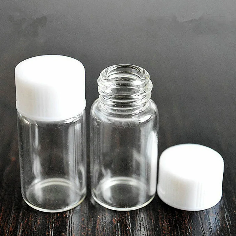 Прозрачная стеклянная бутылка-реагент 24 шт./лот 3 мл флакон для образцов