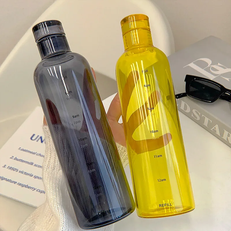 Вода бутылка Time Glass с защитой от горячей температуры, термоизолирующим рукавом и утечкой, подходит для вина и сока.