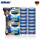 Бритва Gillette Fusion PROGLIDE Мужская со сменными картриджами, профессиональная с 5 лезвиями, для стрижки волос, лица, из Германии