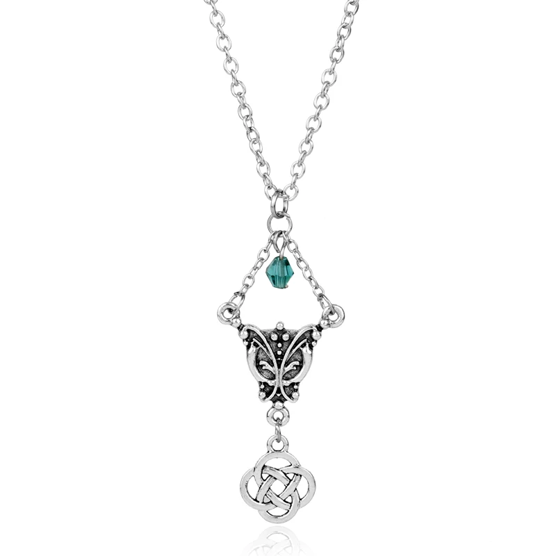 Очаровательное ожерелье из фильма Outlander подвеска с кристаллами шотландское