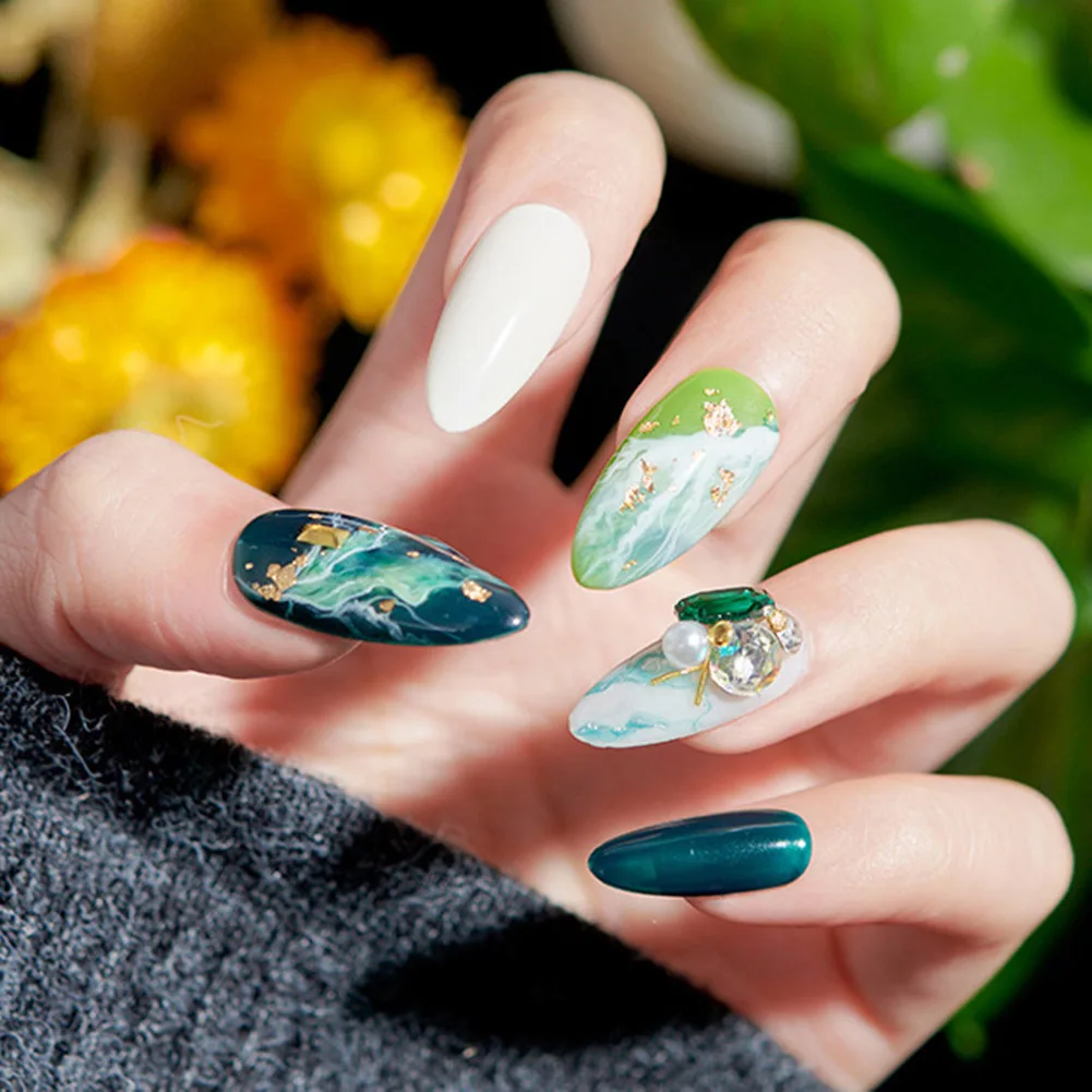 

Nail Tips French Style Full Cover Manicure Art Patch DIY Decoration for Women CIN6 899