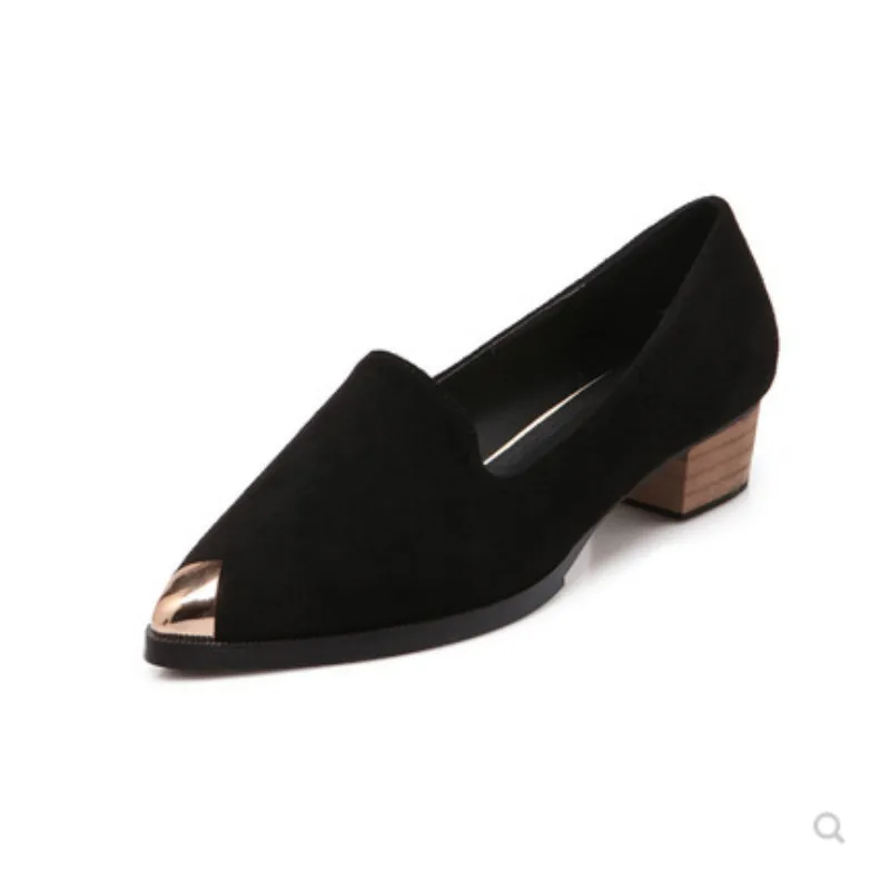 Женские туфли-лодочки на толстом деревянном каблуке с кристаллами