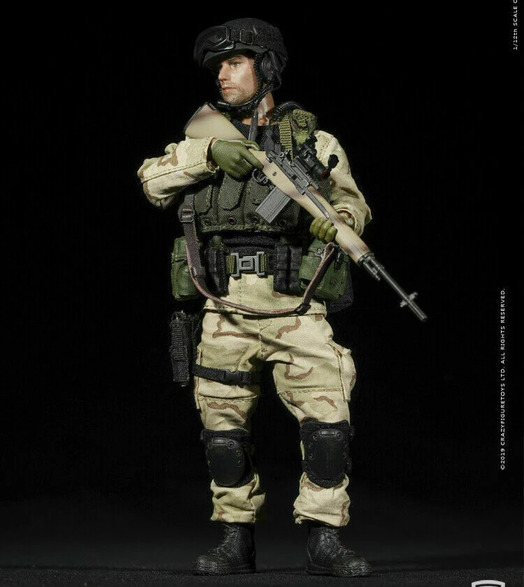 CrazyFigure LW006 LW003 1/12 военный M14 США Delta спецназ операция Готическая змея Solider полный набор игрушек для фанатов