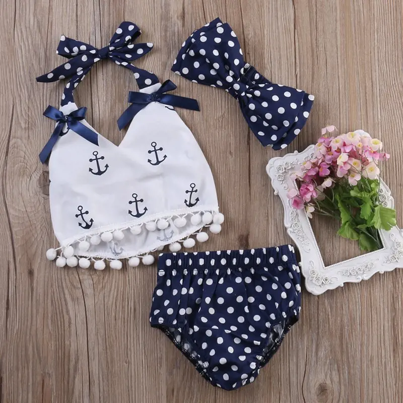 2020 летняя одежда для маленьких девочек топы рубашка шорты в горошек повязка на