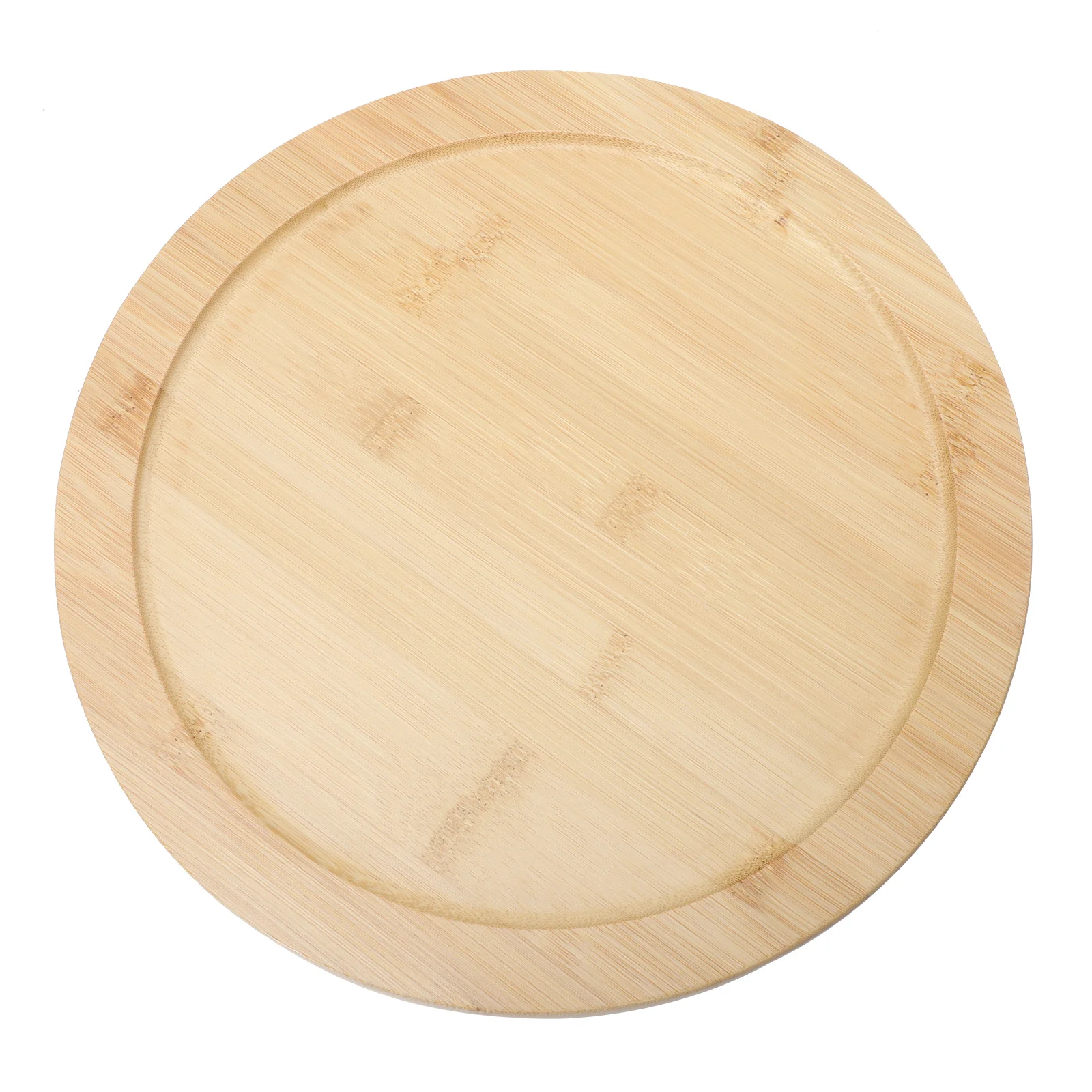 

1Pc Rotating Displaying Tray Bamboo Tray Desktop Storage Rack for Home