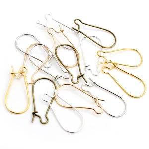 100 шт.лот 11x2 4 мм16x3 8 мм9x18 мм посеребренныеРодиевыезолотые крючки для сережек, серьги для ушей, фурнитура для самостоятельного изготовления ювелирных изделий