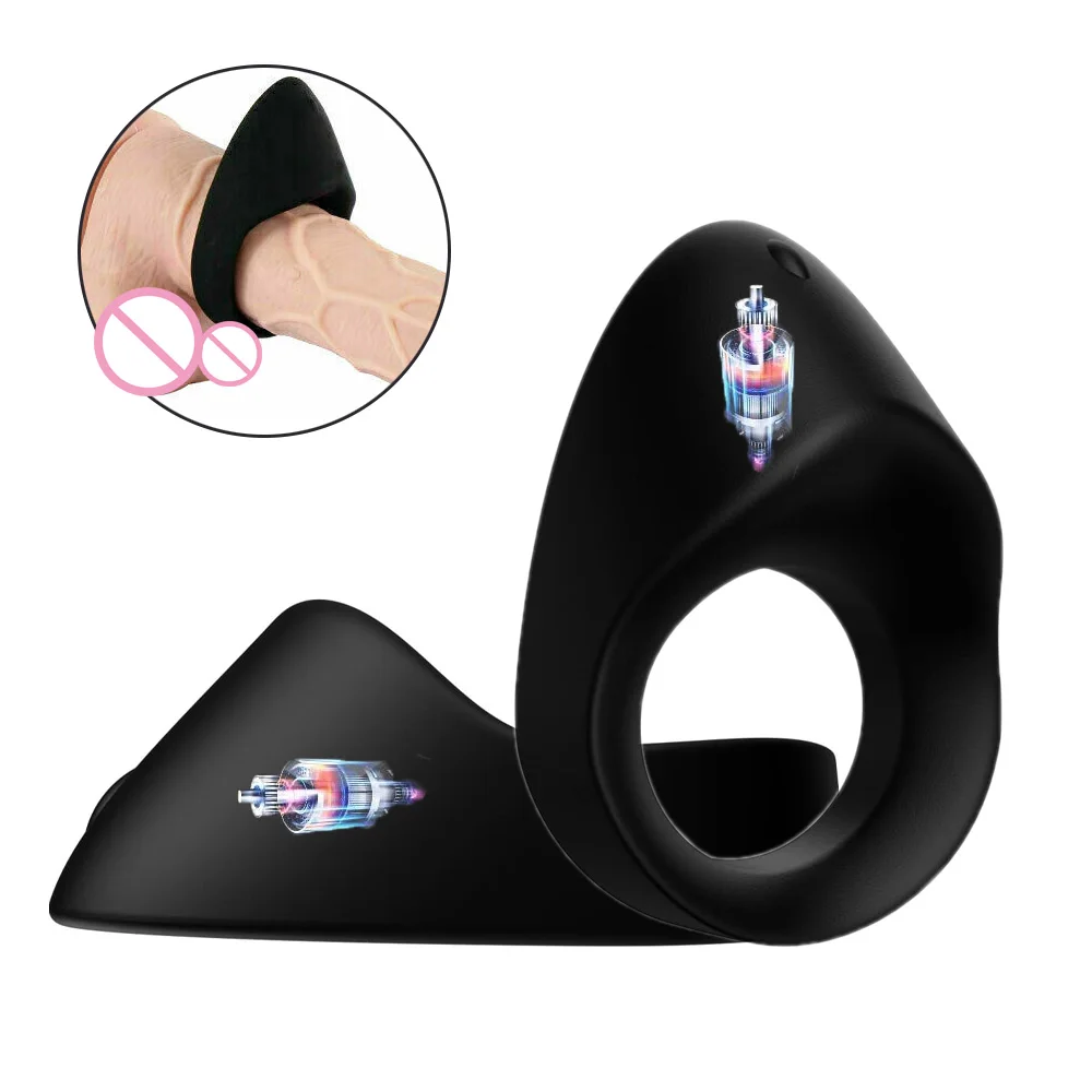 

Stretchy Penis Ring Adult Sex Toys For Man Sexy Slave Butterfly Vibrating Cock Ring Clitorial Stimulation for Women