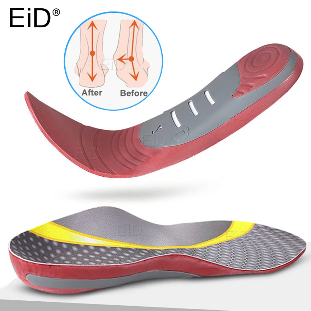 EiD Premium EVA Sport Orthopedic Insoles Orthotics flat foot Health Sole PadShoes insert Arch Support pad for plantar fasciitis
