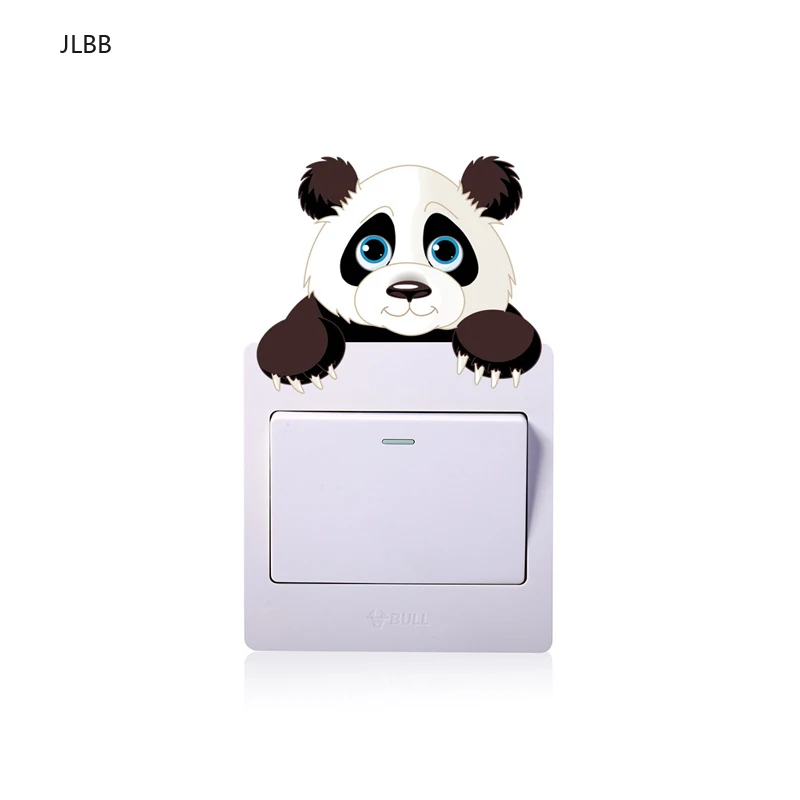 С рисунком в виде симпатичного слона котенок Панда Гнездо настенный выключатель