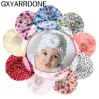 Шапка-тюрбан хлопковая, для новорожденных мальчиков и девочек, зимняя, 2020