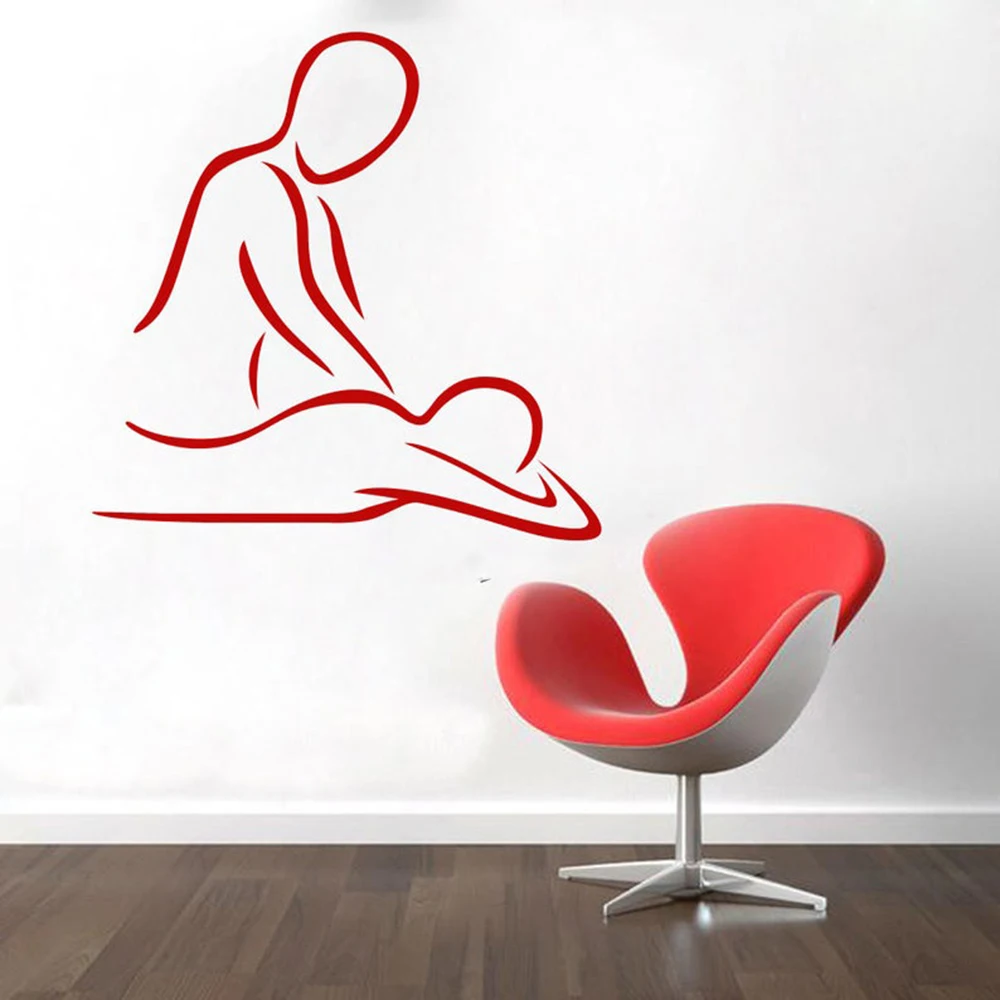 Спа настенные украшения массажные наклейки на стену виниловые для салона