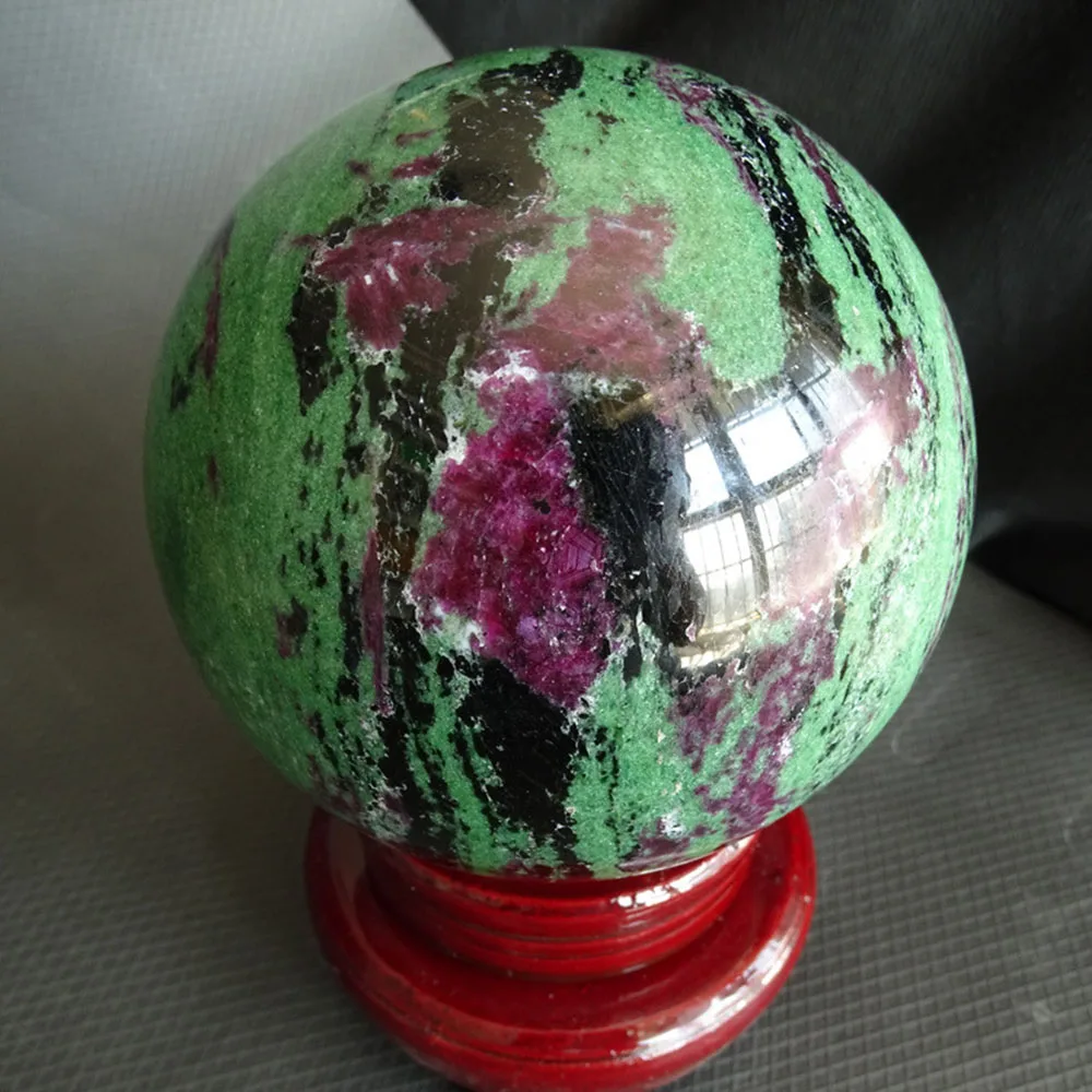 

Природный шар эпидота, 1 шт., целебный хрустальный камень, сфера, минералы, руда для домашнего декора
