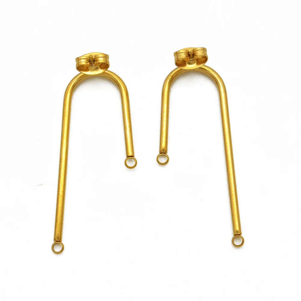 

Серьги из нержавеющей стали 100%, 12x38, 3 пары