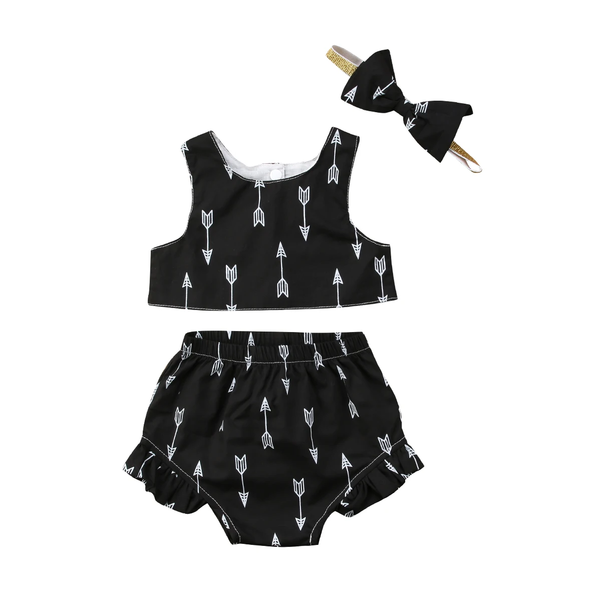 Новинка 2018 года стильный короткий топ без рукавов для новорожденных девочек