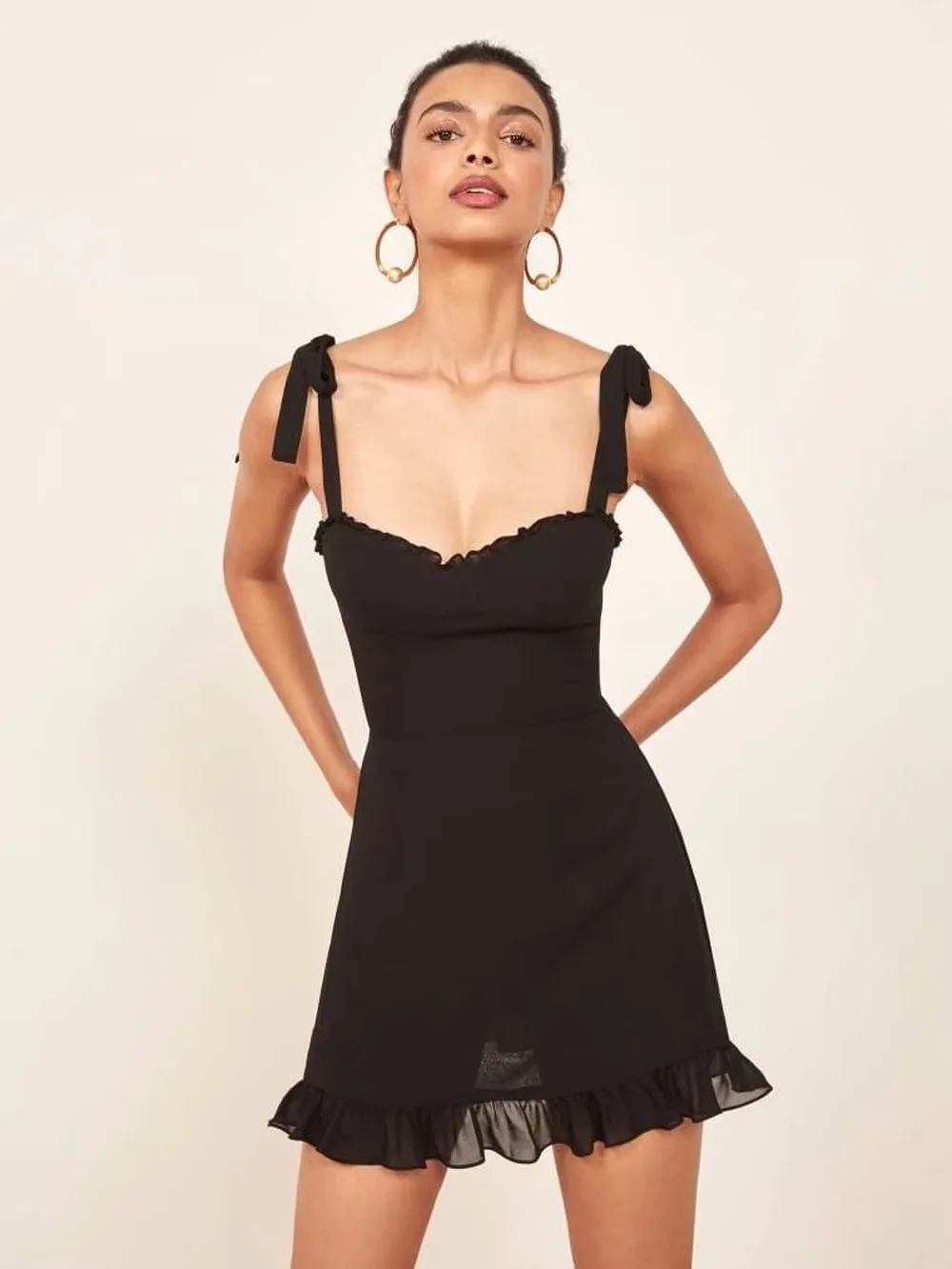 Двухслойное шифоновое платье с воланами на подкладке принтом Пантеры глубоким