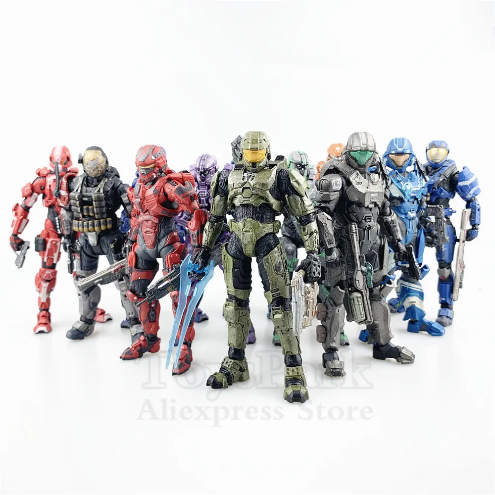 Оригинальная экшн фигурка игрушки Mcfarlane Halo Series 5 &quot Спартанский солдат Локке Фред
